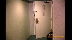 Room service delivery guy becomes an obedient slave in no time - Mobile