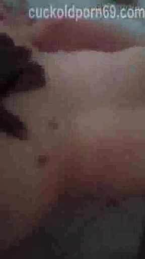Snow bunny brunette loves to suck my BBC