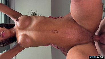 Oiled sex cumming on face - LIA LIN