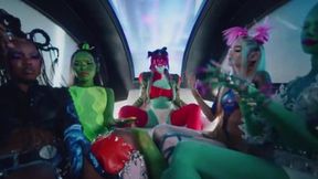 Quivering Pussy&#x270C; Rides Doja Cat's Futuristic Rod Like A Busted BoomBox