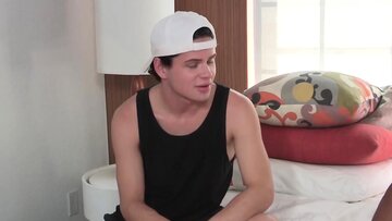 Twink deepthroats stepfather before raw interracial d
