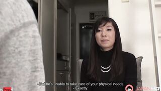 Japanese cheating housewife is looking for sex with a guy