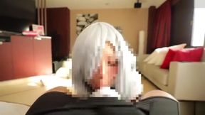 Jiggling J-Aního Teen Cosplayer Gets Cream-Pied After School