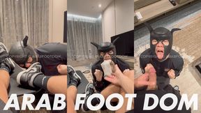 Arab Master Trains Human Dog Slave