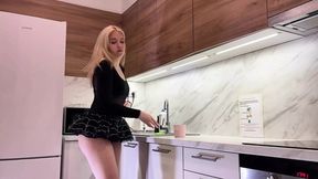 Amazingly Beautiful Hot and Horny Girl Does a Full Striptease to Show Her Tight Shaved Pussy and Naked Ass