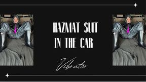 hazmat suit in the car vibrator