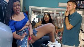 Boyfriend buys vibrator; tries public masturbation ???