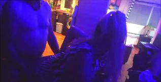 Sucking a guys cock, he fucks my face and bends me over for a fucking