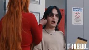 Siri Dahl and Lauren Phillips Seduce Stepson Elias in School Thrill!