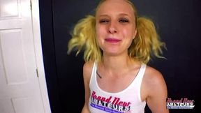 bonnie sucks his ass & makes him cum hard inside her mouth 2 eat cum!