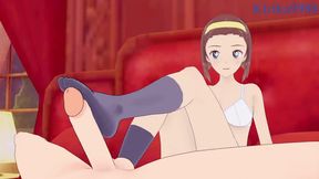 Intense Bedroom Passion: Sonoko Suzuki & Detective Conan In XXX Action!