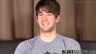 British hunk interviewed before working on his prick