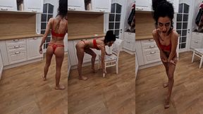 massive flexing of the body