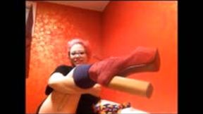 Ballbusting Fantasy in New Boots MP4 640