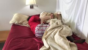 stepmom shares bed with horny stepson and gets fucked