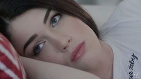 Dark-haired cutie Evelyn Claire adores intensive sex on the sofa