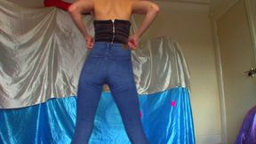 Blue JEANS Fucking JOI