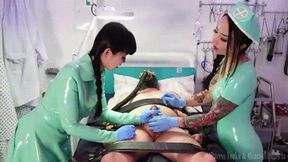Urethral Examination by Two Latex Nurses with Mistress Youko (720p)