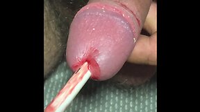 Solobdsmman 22 urethra insertion whit b.