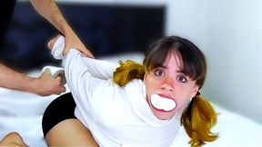 Sweet Dreams, Nani! A SOCKING Surprise in Her Mouth Ensures a QUIET Night!