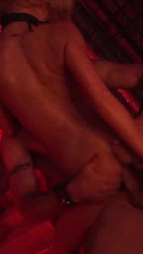 Blonde MILF Held Her Boy Toy in the Basement