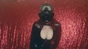 Gas Mask and Latex Catsuit MP4 720