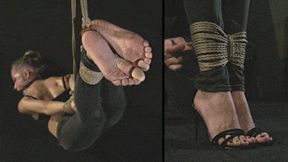 Ivanka - Long bondage seance for barefoot beauty + Feet punishment (HD 720p MP4)