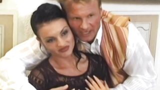 Delicious beauties gets pounded into gang bang