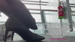 Terminal Temptation Stewardess In Pantyhose