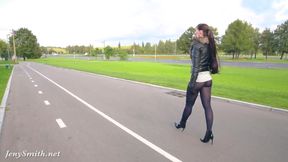 Jeny Smith pantyhose pretend to be leggings