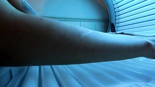 Outdoor Solarium private plowed with german thin 19 year old POV