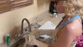 Step-Momma Shows Me Her Recipe for a Hot Fucking Night in the Kitchen