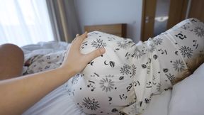 POV Naughty Stepsister Fucks in Different Positions and Takes Creampie on the Bed