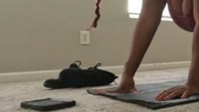 Teeny Stealthily gets close to Giantess Doing Yoga 4K POV