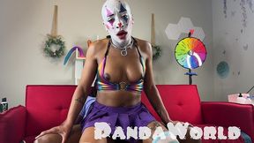 submissive ebony clown slut sucks and fucks her bbc master facial piss