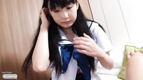 Asian Footjob - blowjob video