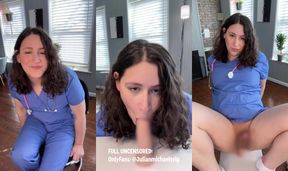 Tranny Nurse Gets Bored On Break