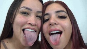 FACE WORSHIP RITUAL - Babi and Kiara Tongue Dance