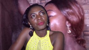 my wife-in-law gets fucked very hot by her two twin neighbors in yaounde at mboa. two big cocks in double penetration in her little ass with lots of cum. live exclusively on xvideos red