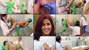 Deborah Gyno Exam and Treatment with Speculum, Dildos, 3 lead ECG, EEG (in HD 1920X1080)