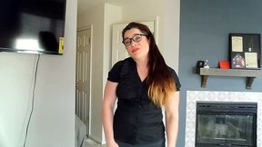 office milf - striptease