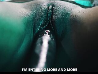 Ebony Hotty With Large Bazookas Coarse Bang With Alien Monster