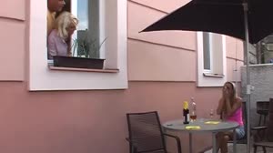 Man punished the babysitter with a very hard turn