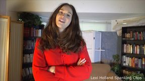Lexi Makes A Spanking Bet