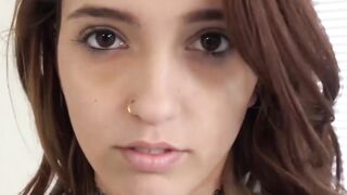Stepdad fucks his daughter because of bad grades in school