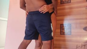 Neighbor Horny Cheating Husband and Girl Hot Sex.