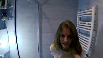 Parents watch as I fuck stepsister in the bathtub
