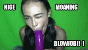 BLOWJOB MOANING FETISH SUCKING AND LICKING A DILDO SARAI KSA2K HD MP4