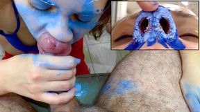 Delicious Nose Job: You Cum Because of My Painted Nose