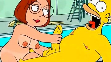 Griffins and Simpsons cheating whores